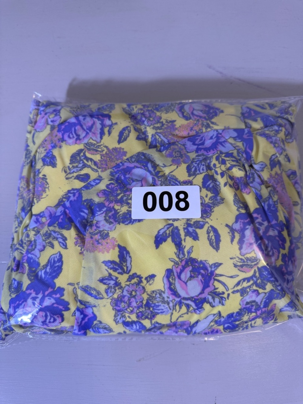 For Love & Lemons Maui Midi Dress NWT Yellow Purple Floral Romantic Size Medium - Picture 11 of 11